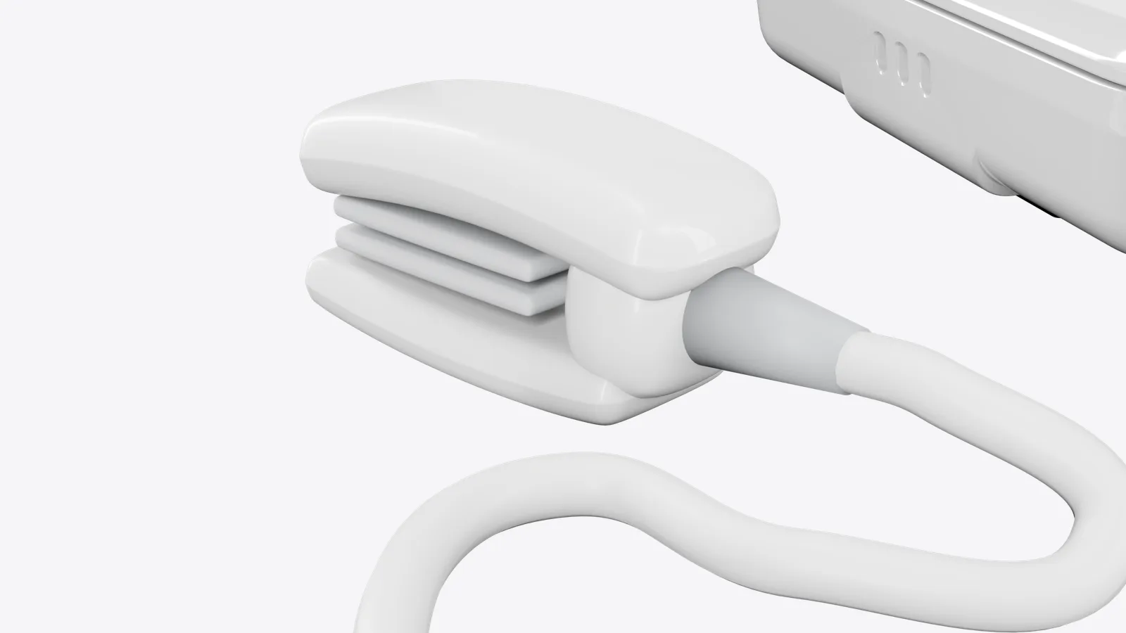 alveoOxy finger probe with soft grip and strain relief