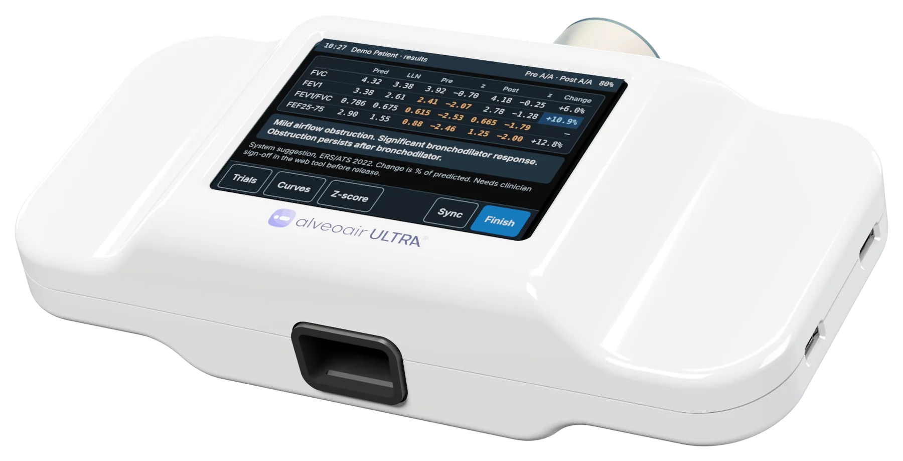 alveoAir Ultra spirometer