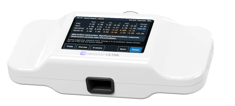 alveoAir Ultra spirometer
