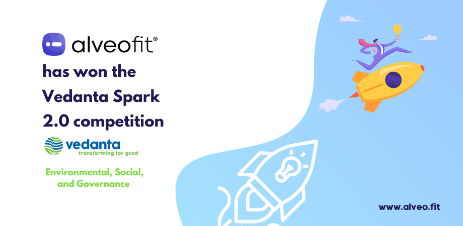 Alveofit has won the Vedanta Spark 2.0  competition for the theme ‘Zero Harm’