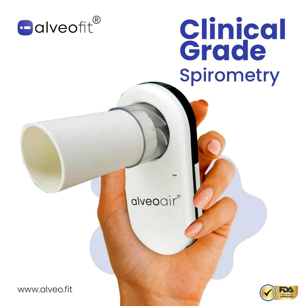 alveoairMD Clinical grade spirometry