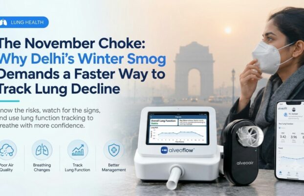 The November Choke: Why Delhi’s Winter Smog Demands a Faster Way to Track Lung Decline